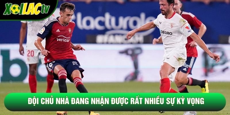 Đội chủ nhà đang nhận được rất nhiều sự kỳ vọng Đội chủ nhà đang nhận được rất nhiều sự kỳ vọng