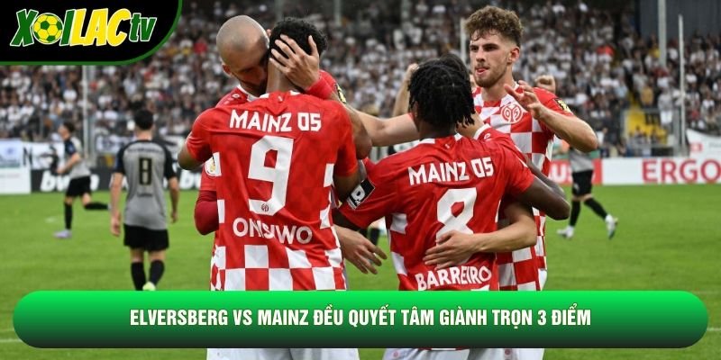 Elversberg vs Mainz đều quyết tâm giành trọn 3 điểm